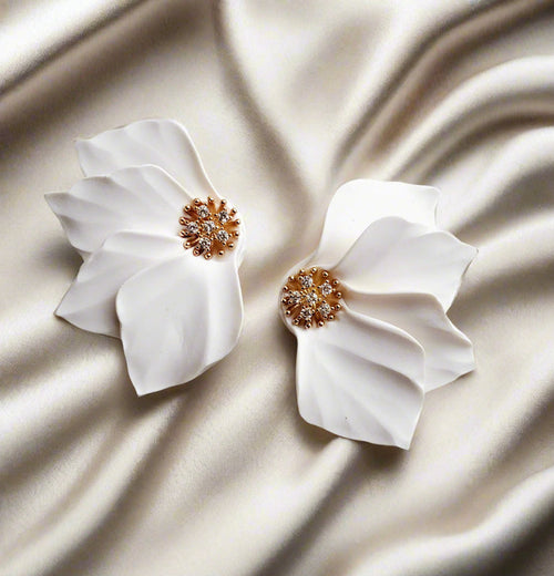 LEA Floral Statement Earrings