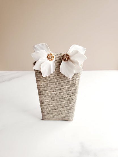 LEA Floral Statement Earrings