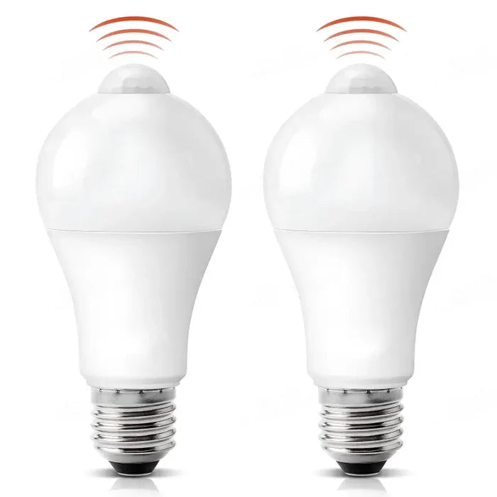 Two light bulbs with one light on the other