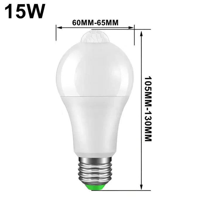 15W Motion Sensor / Warm White / E27 Motion Sensor | AC220V