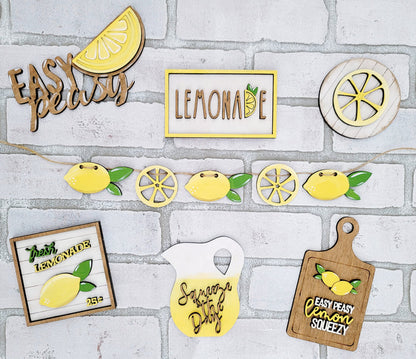 Lemon Tiered Tray Set