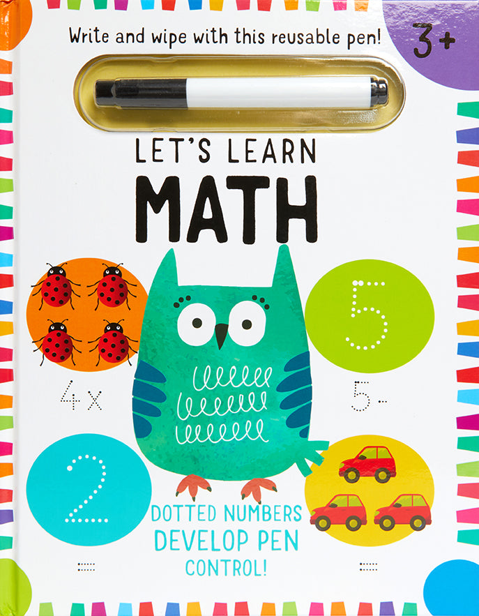 Let's Learn: First Math Skills (Write and Wipe)