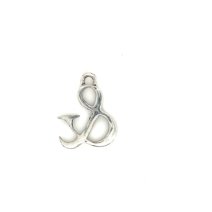 Letter Initial pendants in Sterling Silver