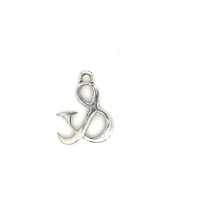 Letter Initial pendants in Sterling Silver