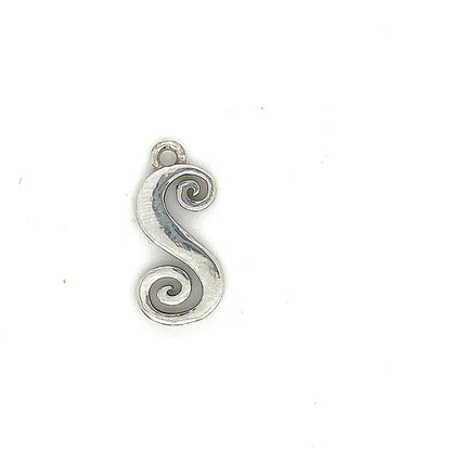 Letter Initial pendants in Sterling Silver