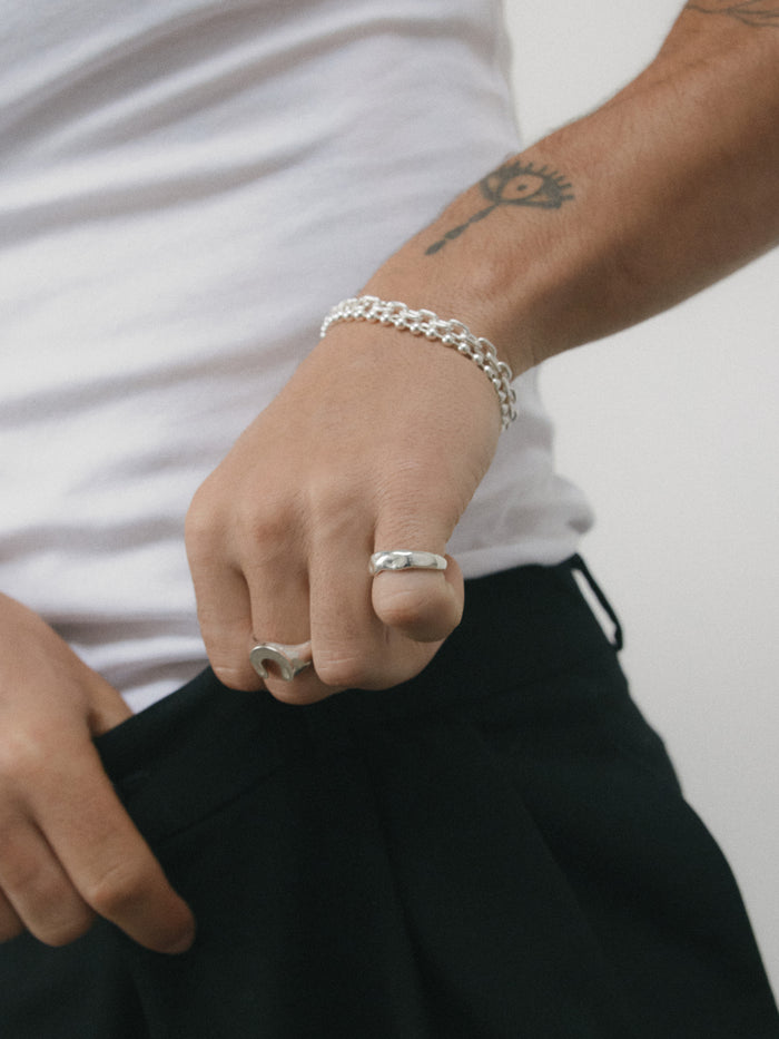 Wolf Circus Levi Ring in Sterling Silver-Rings-wolfcircus.com