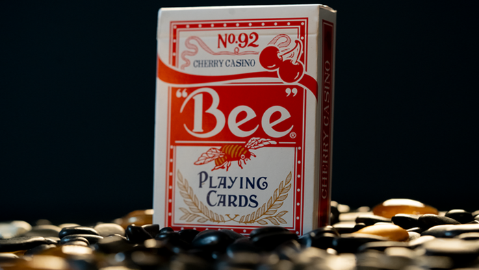Red Limited Bee X Cherry Playing Cards