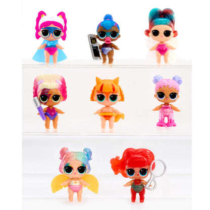 all eight dolls after color change