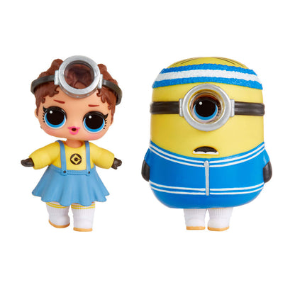 Minion costume with a Tot