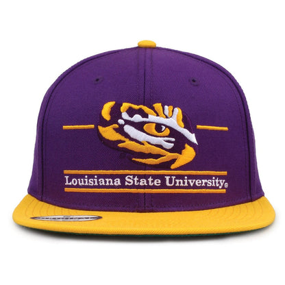 LSU Flat Brim Snapbacks