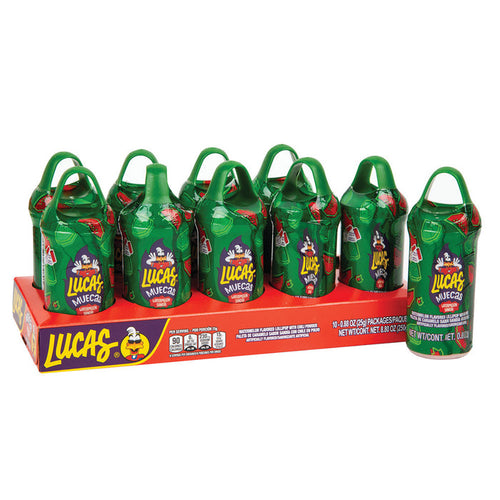 Lucas Muecas Sandia Candy Tubes - 10 Count