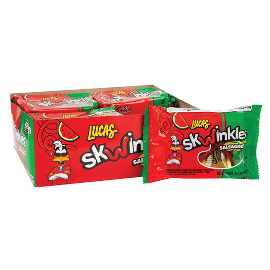 Lucas Salsagheti Watermelon Candy - 12 Count