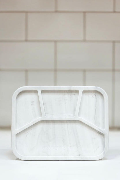 Lunchbox, 100% Food Grade Eco-Friendly Leak-Proof Silicone Bento Box, 4 Compartment, - Eco Trade Company