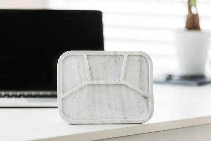 Lunchbox, 100% Food Grade Eco-Friendly Leak-Proof Silicone Bento Box, 4 Compartment, - Eco Trade Company