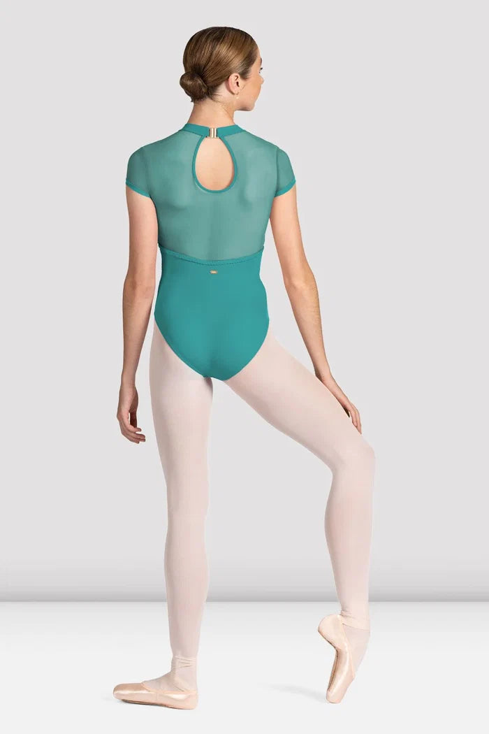 M5104LM Mesh Back Cap Sleeve Leotard (FINAL SALE)