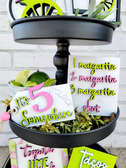Margarita Tiered Tray Set