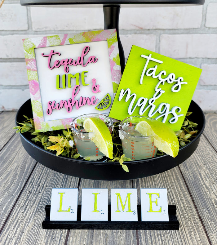 Margarita Tiered Tray Set