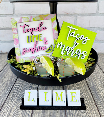 Margarita Tiered Tray Set