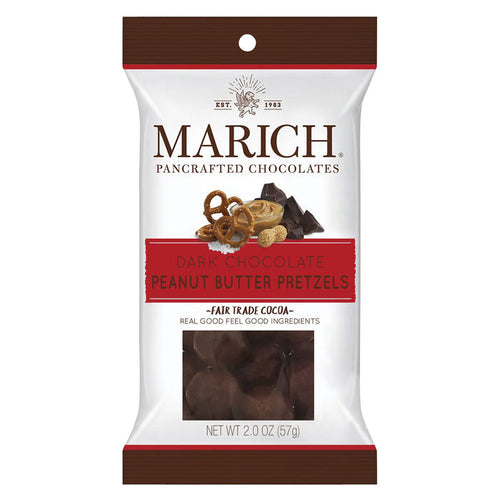 Marich Chocolate Peanut Butter Pretzel Candy Singles - 24 Count