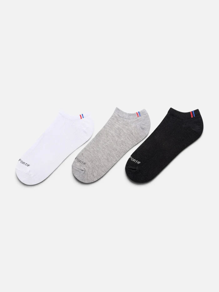 Medias Le Coq Sportif Tripack Invisible Algodon