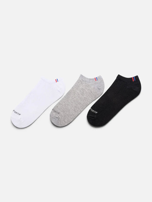 Medias Le Coq Sportif Tripack Invisible Algodon