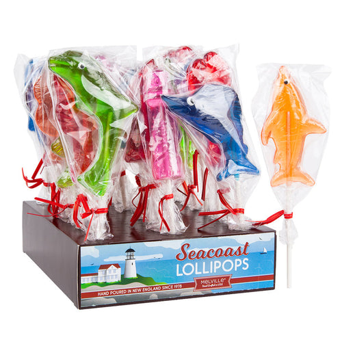 Melville Lollipops Assorted Sea Animal Lollipops - 24 Count