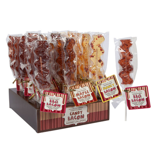 Melville Lollipops Bacon Lollipops - 24 Count