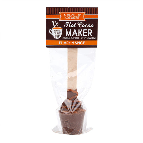 Melville Lollipops Pumpkin Spice Hot Cocoa Spoons - 16 Count