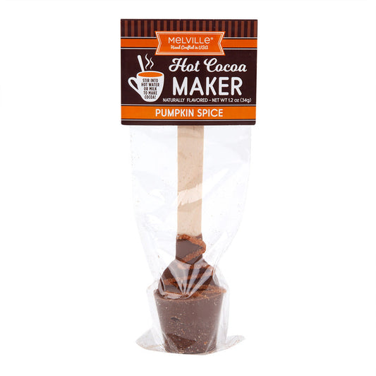 Melville Lollipops Pumpkin Spice Hot Cocoa Spoons - 16 Count