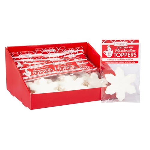 Melville Lollipops Snowflake Marshmallow Topper - 18 Count