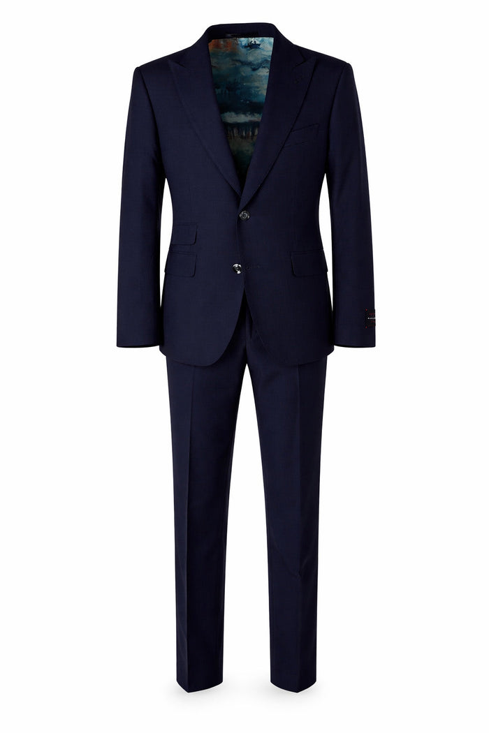 Men's Black Label Peak Lapel- Ticket Pocket Suit