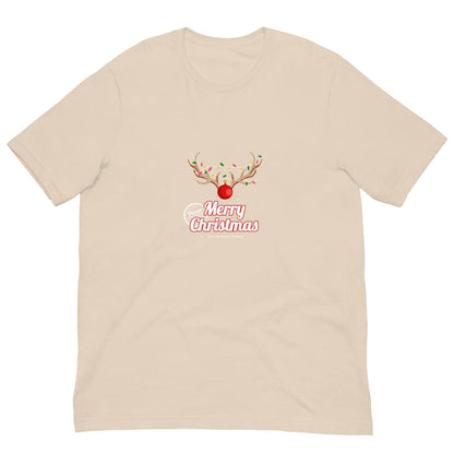 Merry Christmas Reindeer Virtual Races Unisex t-shirt
