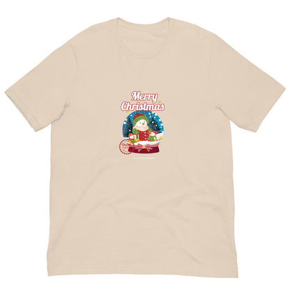 Merry Christmas Snowman Virtual Races Unisex t-shirt