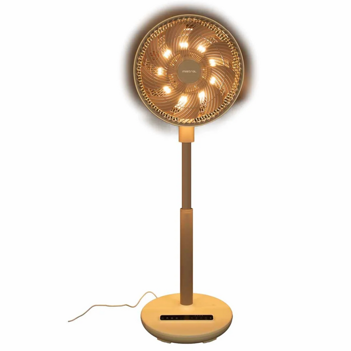 MHV9123DR-ML 12" REMOTE DC VELOCITY FAN WITH MOODLIGHT