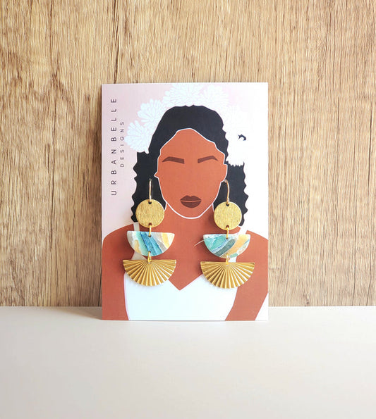 MIA Statement Earrings - Golden Coast 14K Gold Filled