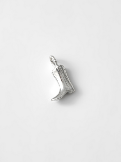Wolf Circus Mini Cowboy Boot Charm Western Pendant in Sterling Silver-Charm-wolfcircus.com
