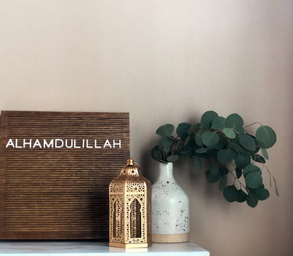 Mini Moroccan Lanterns gold filigree