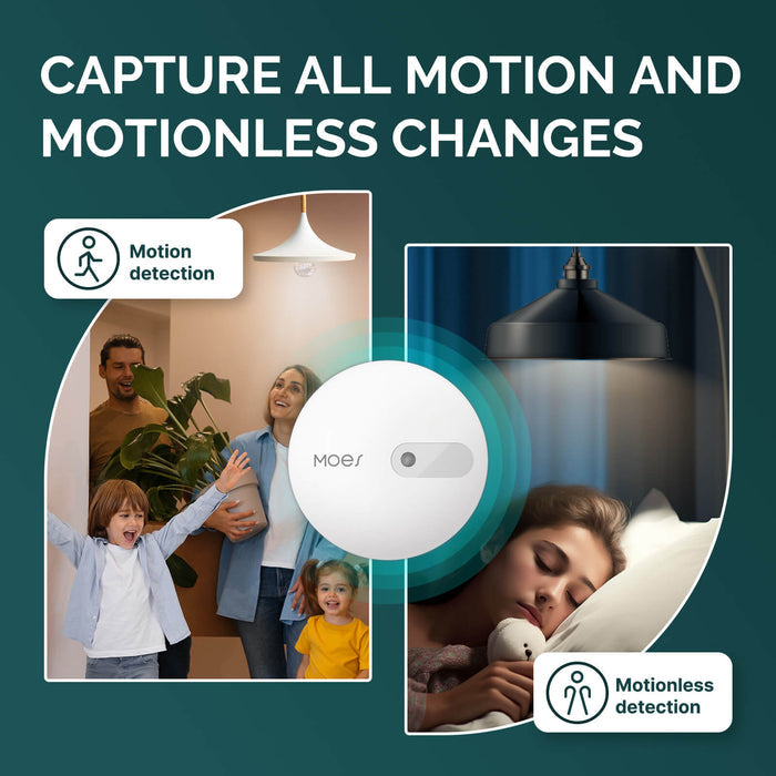 MOES ZigBee Human Presence Sensor Detector Radar Wave Detection Sensor for Home Security - MOES