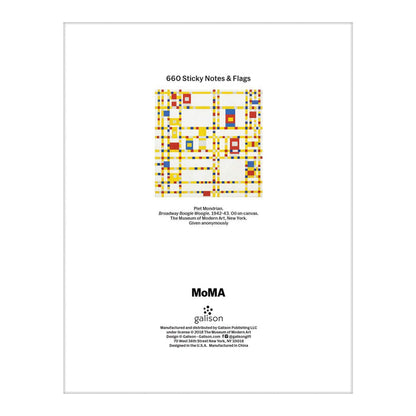 MoMA Mondrian Sticky Notes Box Sticky Notes Galison