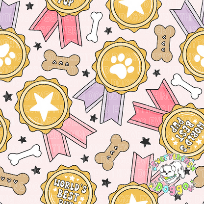 Mom's Bestie x World's Best Pup - Bandana (Reversible)