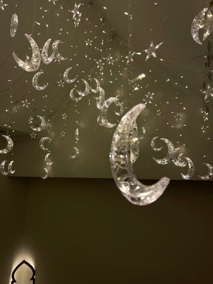 Moon & Star String Lights (indoor & outdoor) - Days of Eid