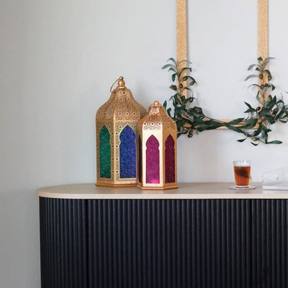 Moroccan Floor Lantern Set - Days of Eid