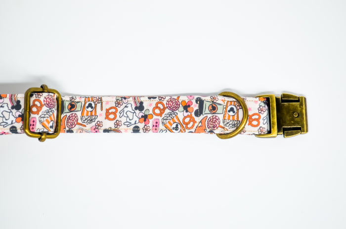 Mousey Magic Cotton Dog Collar