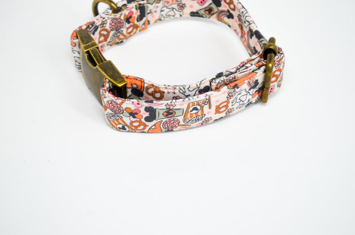 Mousey Magic Cotton Dog Collar