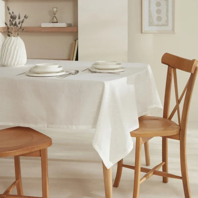 Nappe Karaca Home Pebble Blanche 140x200 cm