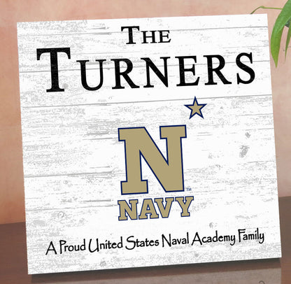 Naval Academy Proud Family Sign - Personalized