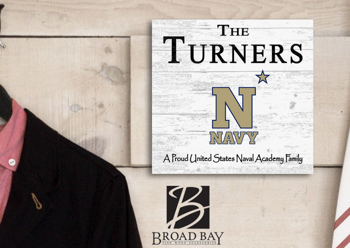 Naval Academy Proud Family Sign - Personalized
