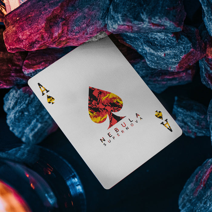 Nebula Supernova Playing Cards Playing Cards by Emily Sleights