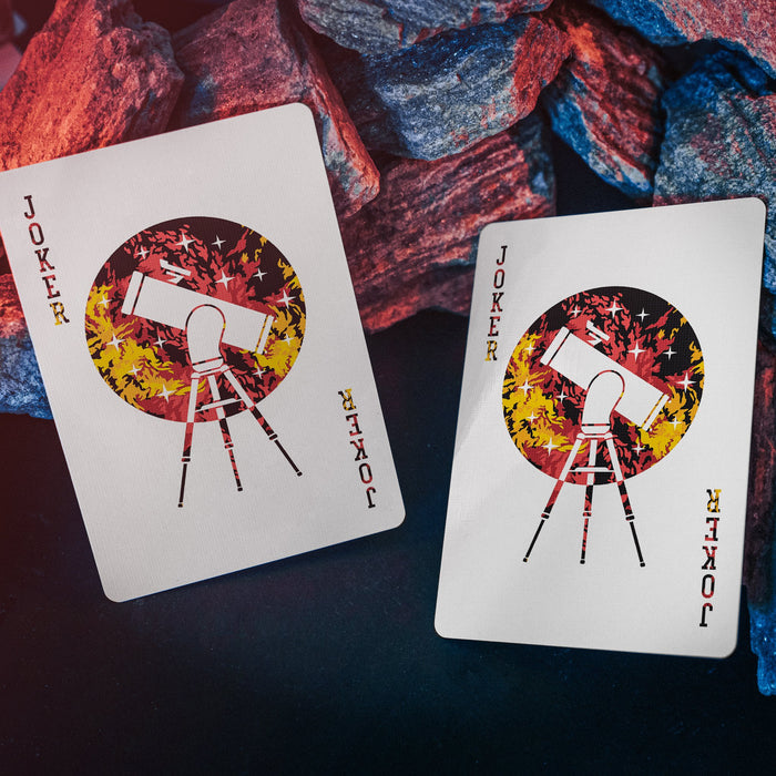 Nebula Supernova Playing Cards Playing Cards by Emily Sleights