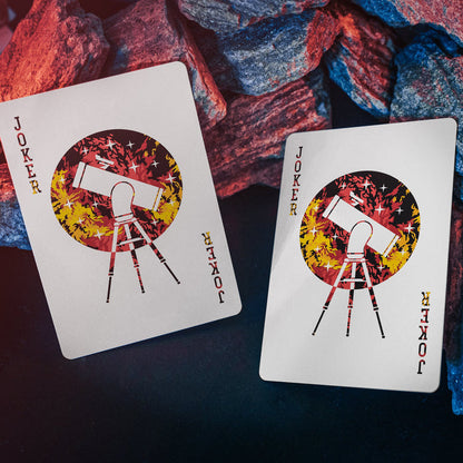 Nebula Supernova Playing Cards Playing Cards by Emily Sleights